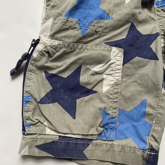 Mini Boden Grey Blue Star Shorts - Picture 3 of 3